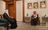سمو وزير الخارجية يستقبل سفير دولة قطر لدى المملكة