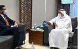 الدكتور الربيعة يلتقي رئيس البعثة الإقليمية للجنة الدولية للصليب الأحمر لدول مجلس التعاون الخليجي