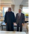 السفير المعلمي يلتقي بالأمين العام لرابطة العالم الإسلامي رئيس هيئة علماء المسلمين