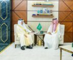 أمير المنطقة الشرقية يستقبل المشرف العام على البعثة التعليمية في مملكة البحرين ومدير عام التعليم بالمنطقة الشرقية بمناسبة تكليفهما