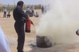 معهد البترول والدفاع المدني بالخفجي ينفذان حملة السلامة ضد الحرائق