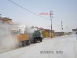 بلدية الخفجي : الإنتهاء من نظافة ورفع مخلفات هجرة السفانية