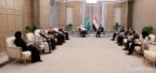 رئيس مجلس الشورى يلتقي رئيس مجلس الوزراء المصري