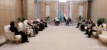 رئيس مجلس الشورى يلتقي رئيس مجلس الوزراء المصري