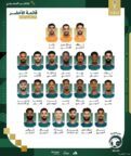 المنتخب السعودي يُعلن قائمته الرسمية لكأس العرب 2025 في قطر بمشاركة 23 لاعبًا