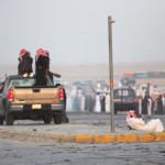 صورة إحترافية لسباق الفروسية بالخفجي ( تصوير علي الشمري )