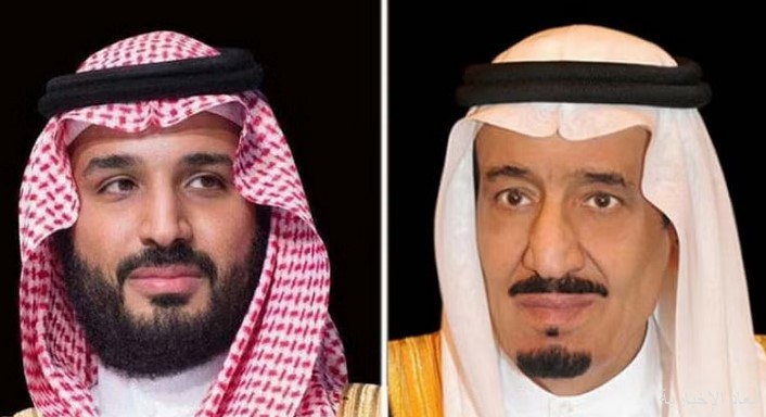 خادم الحرمين الشريفين الملك سلمان بن عبدالعزيز وولي العهد الأمير محمد بن سلمان